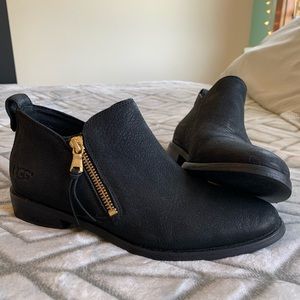 Black UGG booties